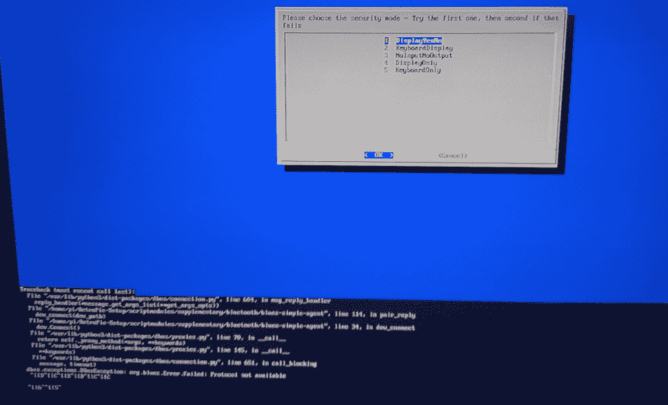 Bluez Error